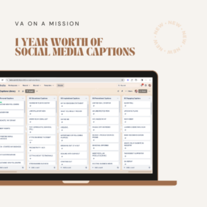 1 Year of Social Media Captions for Your Muslimah Business (Valued at 299€)